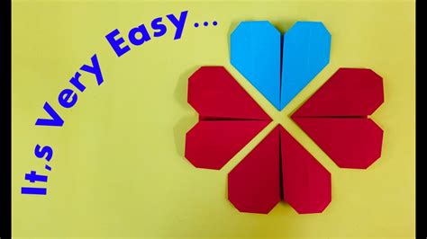 Easiest Origami Heart Ever Youtube