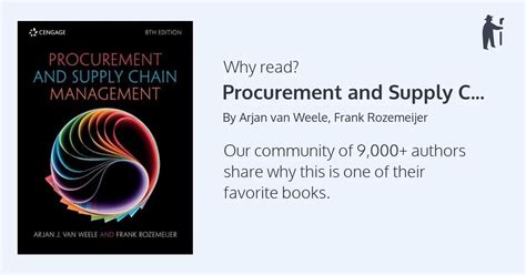 Why Read Procurement And Supply Chain Management