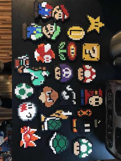 An Array Of Pixelated Video Game Characters Are Displayed On A Black