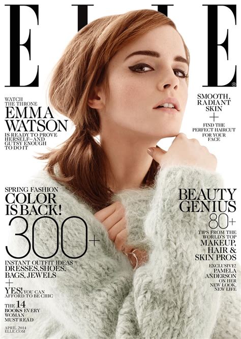 Emma Watson For Elle Magazine April 2014 Megasabi