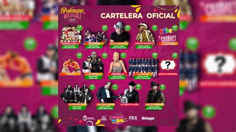Cartelera Palenque Fiestas De Octubre 2021