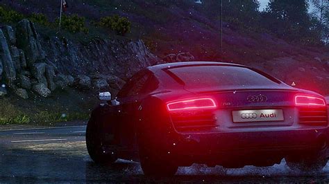 Driveclub Audi R8 V10 Night Rain Gameplay Ps4 Hd 60fps Youtube