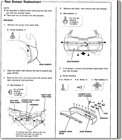Right menu find a dealer. How do i remove the rear bumper on my 1995 acura integra?