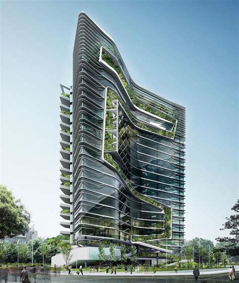 Amazing Green Office Building Design For Healthy Works Eco