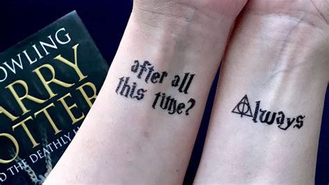 Harry Potter After All This Time And Always Temporary Tattoos