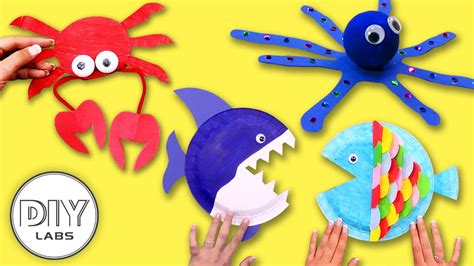 4 Fantastic Sea Animal Crafts To Enjoy This Summer Fast N Easy Diy