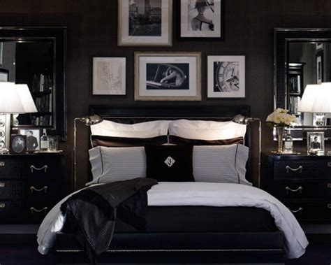 Black And Grey Bedroom Design 2017 Grasscloth Wallpaper