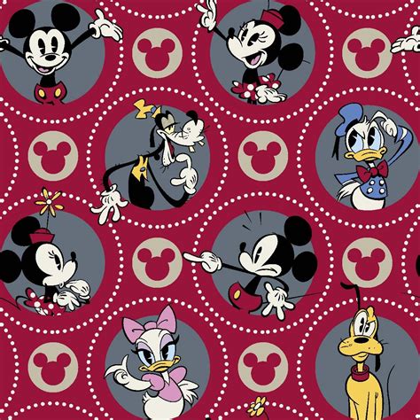 Disney Mickey N Friends Fleece Fabric At Mickey Mouse