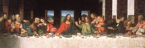 La última cena de da vinci es un cuadro religioso pintado sobre la pared de una iglesia (fresco). La Última Cena de Leonardo da Vinci - Cenacolo Vinciano, Milán