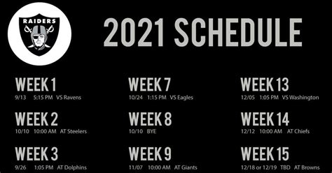 Fsm Presents The Raiders Realist A Daring Schedule For 2021