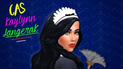 The Sims 4 Kaylynn Langerak Ts2 French Maid Youtube