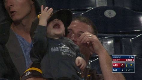 Arisd Baby Loves Playing With His Dads Padres Hat Youtube