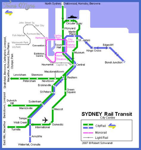 Sydney Subway Map