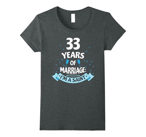 Married 33 Years Wedding Anniversary T Idea T Shirt 4lvs 4loveshirt