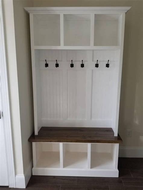 Mudroom Entryway Lockers And Bench Massachusetts Customers Only Etsy Small Mudroom Ideas