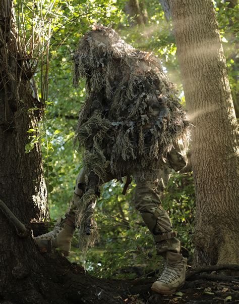Buy Woodland Brown Hybrid Ghillie Suit Online North Mountain Gear