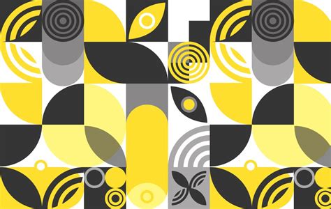 Yellow And Gray Geometric Seamless Pattern Vector For Free