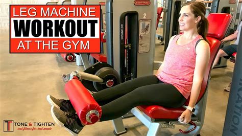 For those who are new to working out, machines help make sure you are using proper form and targeting the right muscles. Leg Machine Gym Workout - Leg machine exercises to tone ...