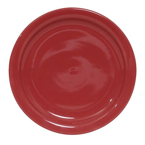 Chaozhou fairway ceramics manufacturing co.,ltd. Tuxton NQA-090 9" Round Plate - Ceramic, Cayenne