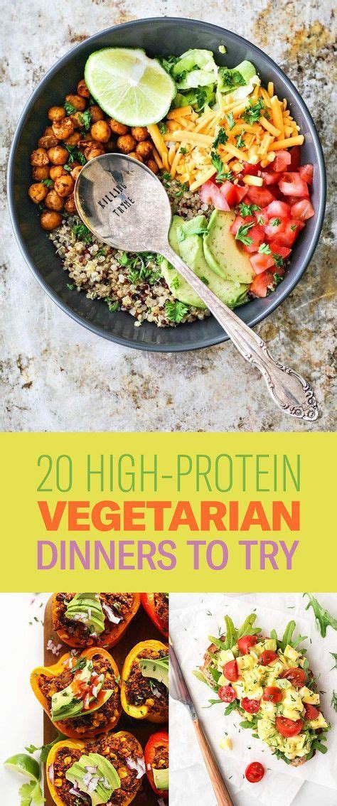 20 High Protein Vegetarian Dinners To Try For Lunch Or Dinner