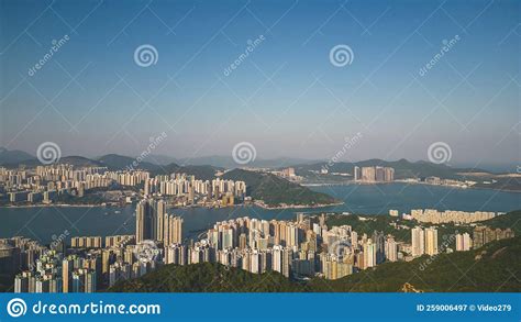 The Quarry Bay Hong Kong Downtown City 1 April 2022 Stock Image