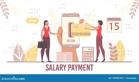 Payroll And Salary Payment Service For Business Stock Vector