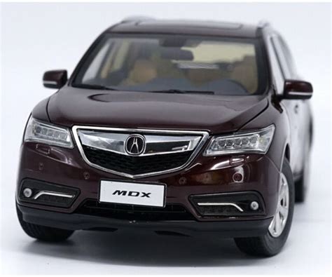118 Scale Acura Mdx 2015 Red Diecast Car Model Collection Toy T Ebay