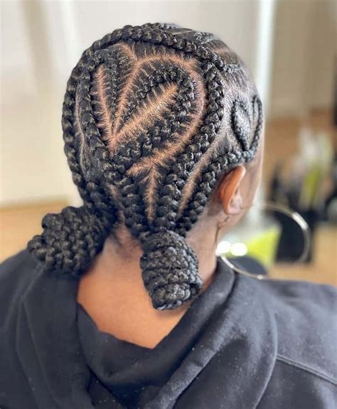 40 Heart Braids Braided Hairstyle Ideas For Black Women In 2022