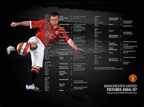 Individual fixtures were announced on thursday morning, meaning teams can start making specific. Fixtures | Manchester United Wallpaper