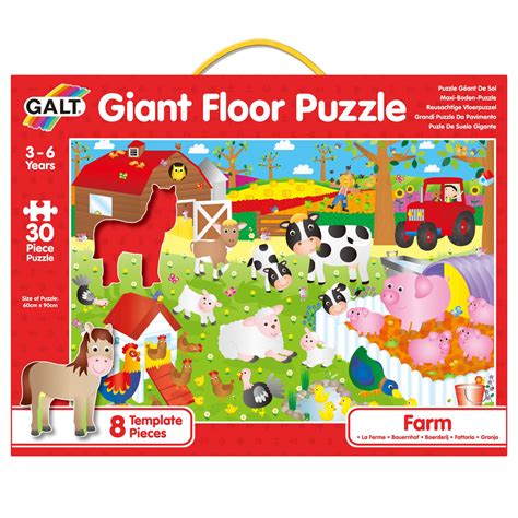 Giant Floor Puzzle Farm Galt Toys Uk
