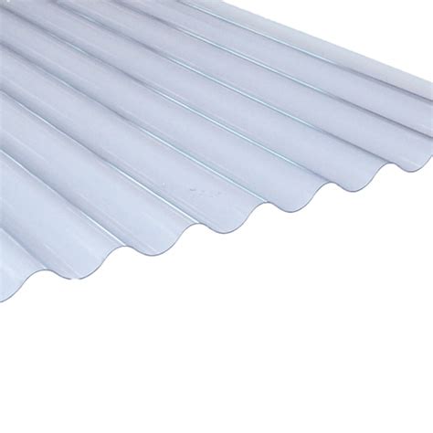 Clear Pvc Corrugated Plastic Roofing Sheet 8ft Merchanting