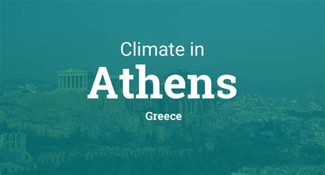 Climate And Weather Averages In Athens Greece