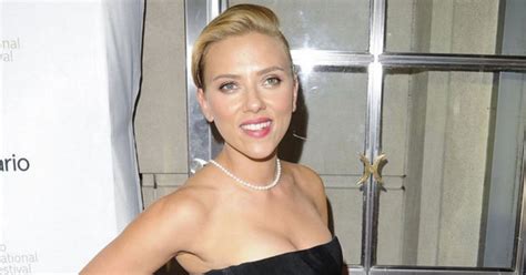 Scarlett Johansson Goes Back To Black Daily Star