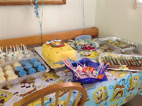 party table decorations spongebob party spongebob party diy birthday party party table