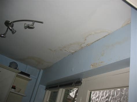 While water damage in your ceilings or drywall is no fun, these five simple steps can help you fix it quickly and thoroughly. Repair & re-plaster kitchen ceiling (water damage ...