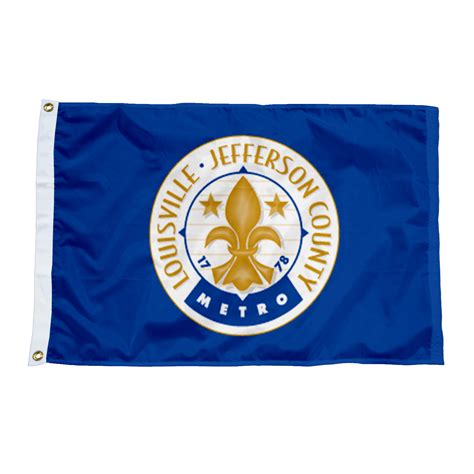 Louisville Kentucky Flag, Nylon All Sizes - Flagpro
