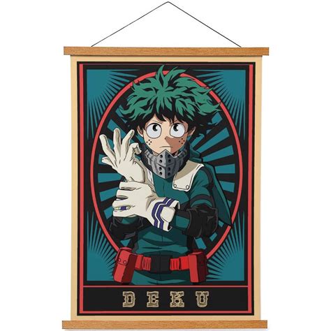 Anime Poster Scroll Deku Poster Anime Canvas Posters Scroll Japanese