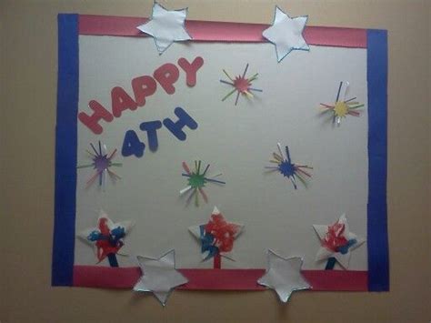 Toddler 4th Of July Stars And Fireworks Bulletin Board Bulletin Board