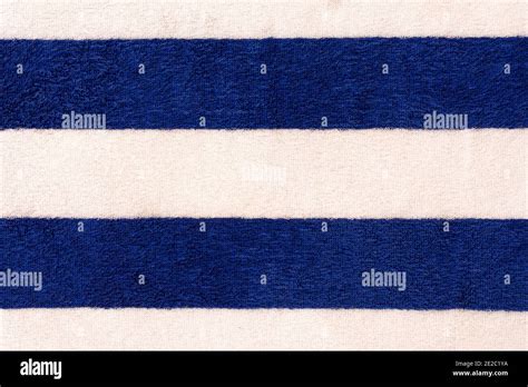 Closeup Of A Blue And White Striped Fabric Texture Stock Photo Alamy