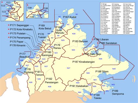 Tahukah anda bahawa terdapat lebih kurang 33 senarai etnik di sabah yang telah dikenalpasti di negeri ini. Fail:Sabah constituencies.PNG - Wikipedia Bahasa Melayu ...