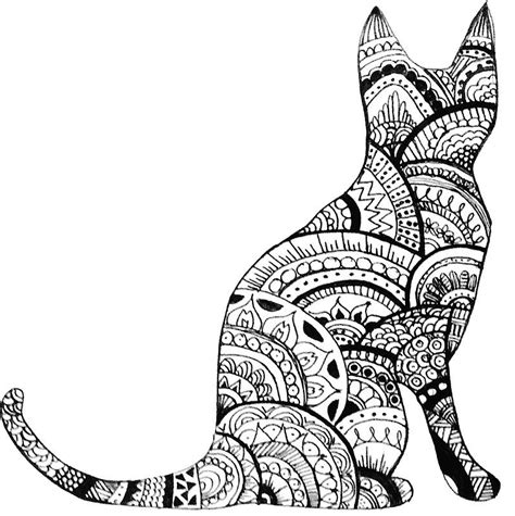 cat zentangle - Google zoeken | Zentangle art, Zentangle drawings, Cat