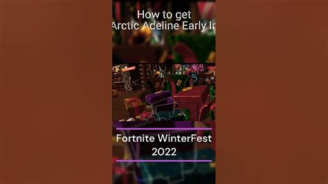 How To Get Fortnite Arctic Adeline Skin Early In Fortnitefortnite