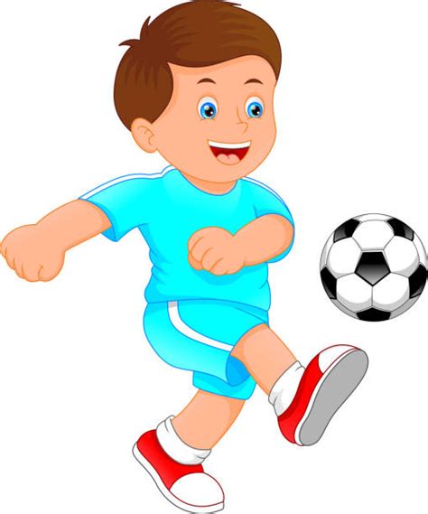 Best Cartoon Soccer Players Illustrations Royalty Free