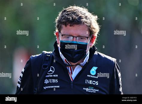 Mercedes Amg F1 Chief Engineer Trackside Hi Res Stock Photography And