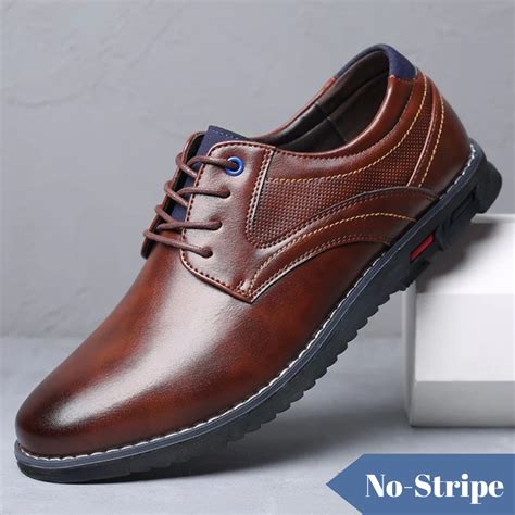 Oxford Lisse No Stripe Orthopedic Dress Shoes Gatsbyshoes