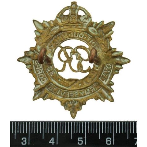 Ww2 Royal Army Service Corps George Vi Rasc Cap Badge Lugs Version