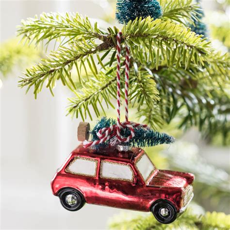 Hanging Mini Car With Christmas Tree By Thelittleboysroom