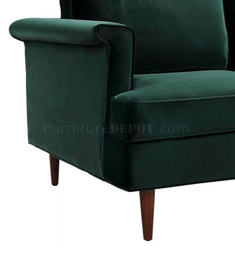 Porter Sofa Tov S147 In Forest Green Velvet By Tov Furniture