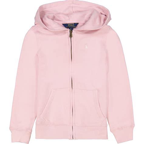 Polo Ralph Lauren Girls Hoodie In Pink Bambinifashioncom