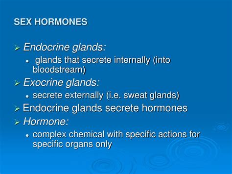 Ppt Sex Hormones Powerpoint Presentation Free Download Id353339